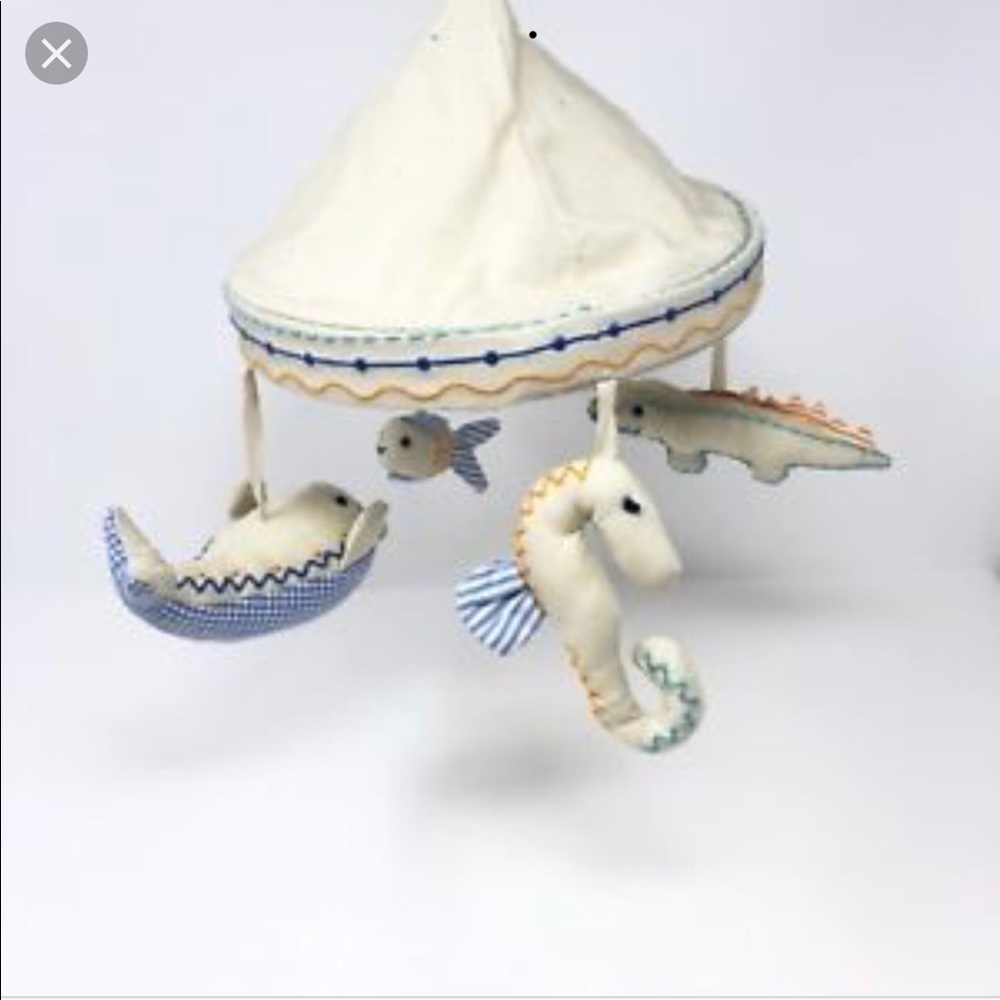Pottery Barn Sea Creatures Mobile with music